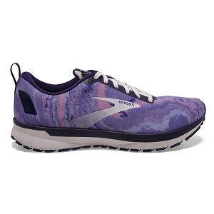 Brooks Revel 4 Road Running Shoes - Womens, Purple/Silver/Black | IE-IUP649805